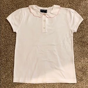 Oscar de la Renta white top Size 12